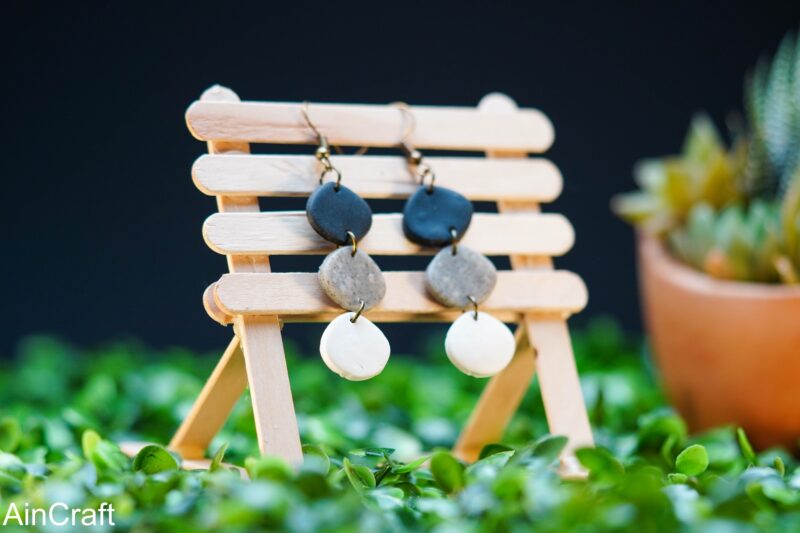 Black Shades Drop Earrings - Image 3
