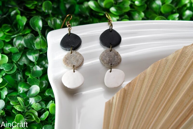Black Shades Drop Earrings