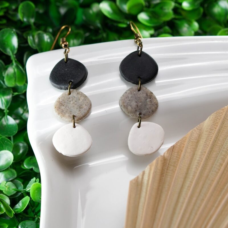 Black Shades Drop Earrings