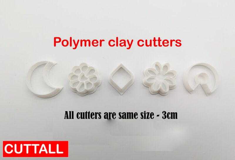 Polymer Clay Cutters Budget Pack (5 pcs)
