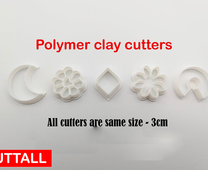 Polymer Clay Cutters Budget Pack (5 pcs)