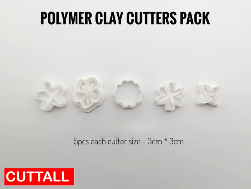 Polymer Clay Cutters Budget Pack (5 pcs)