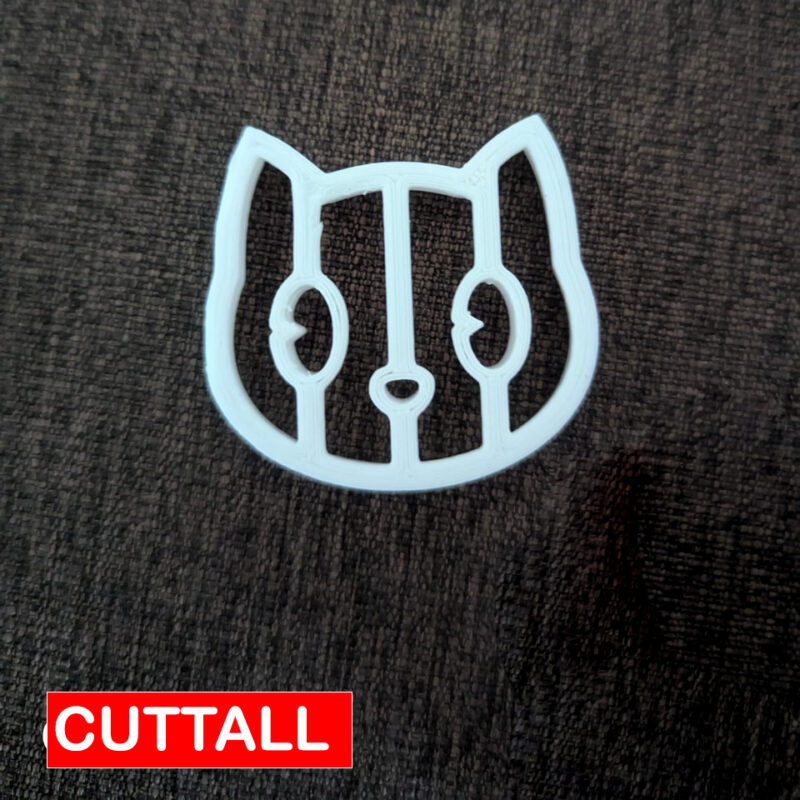 Cat Face Polymer Clay Cutter / Cookie Cutter