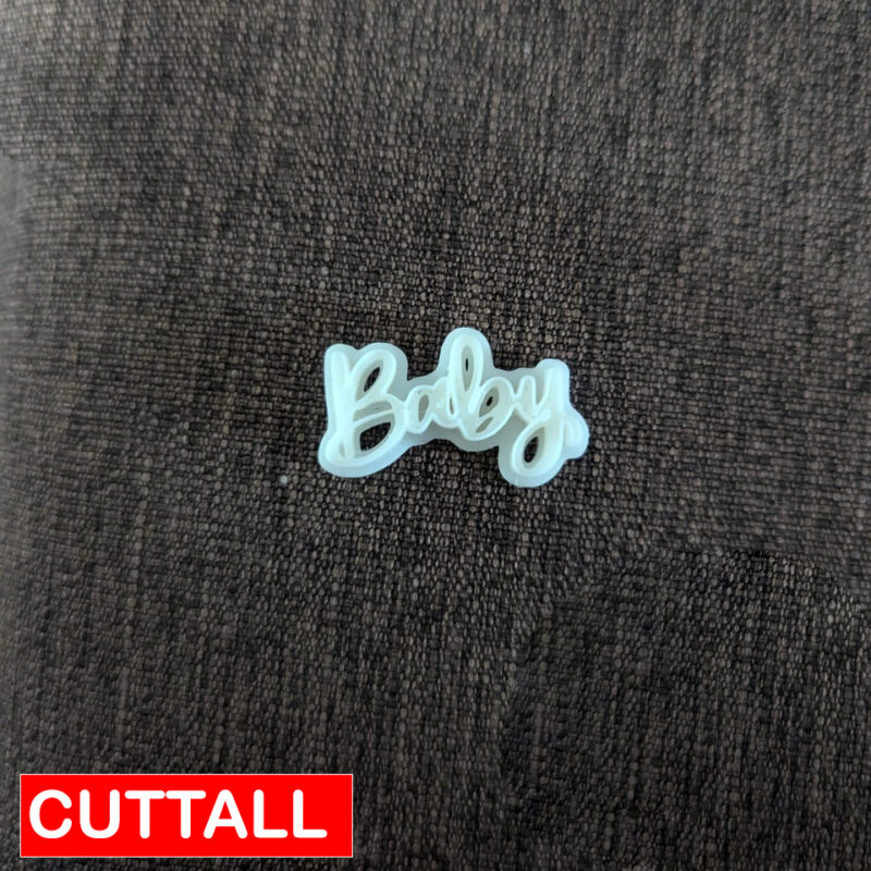 "Baby" Text Cutter