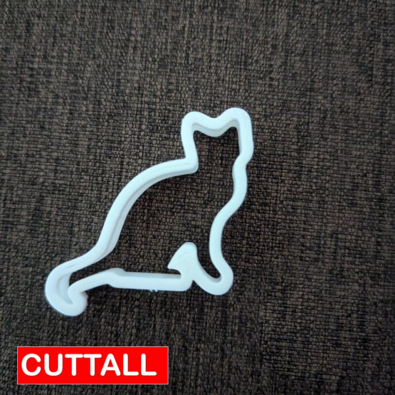 Sitting Cat Polymer Clay Cutter / Cookie Cutter