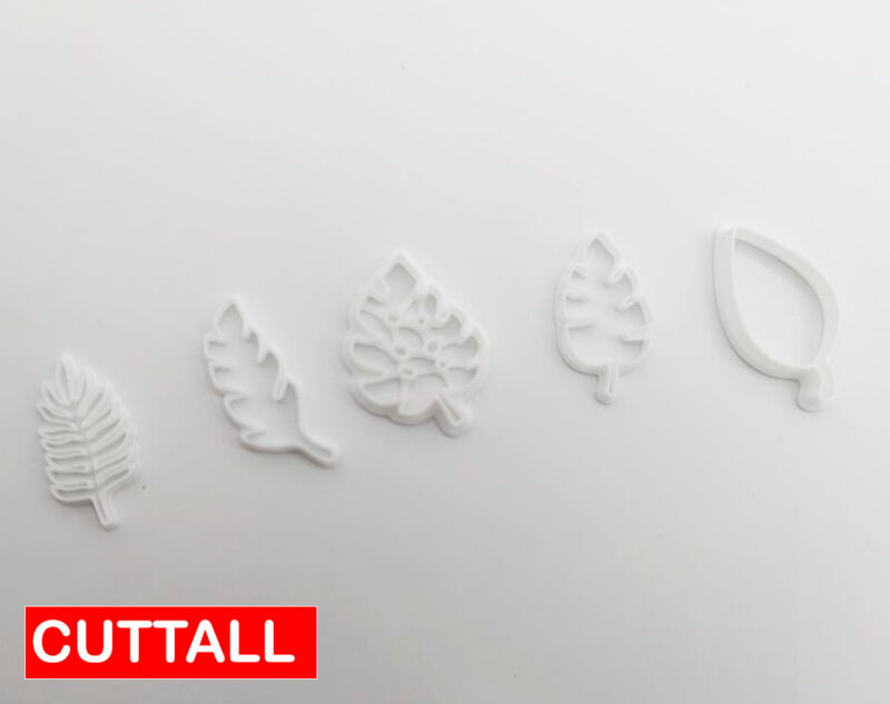 Polymer Clay leafs Cutters Budget Pack (5 pcs)