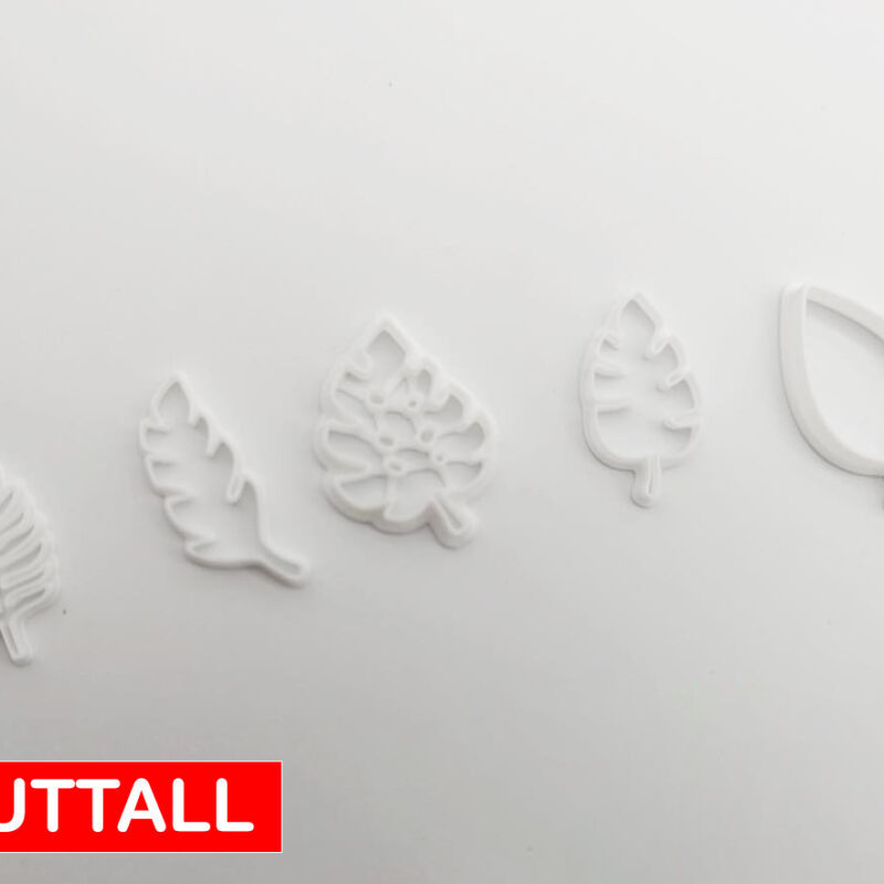 Polymer Clay leafs Cutters Budget Pack (5 pcs)