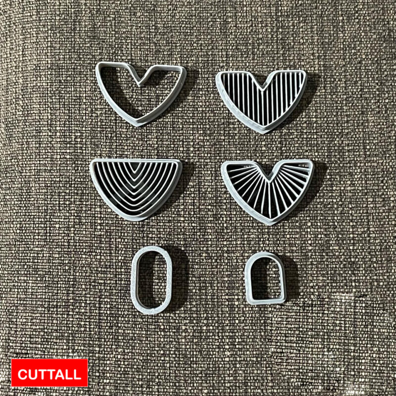 Polymer Clay Cutter Set – 6 Unique Shapes (3 sets)