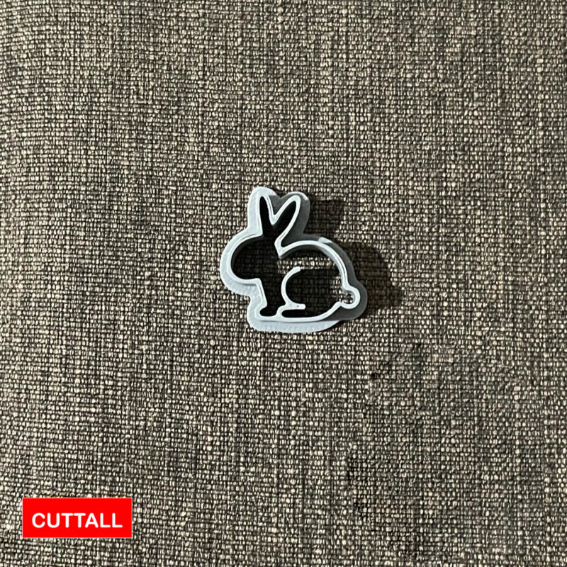 Rabbit-Shaped Polymer Clay Cutter
