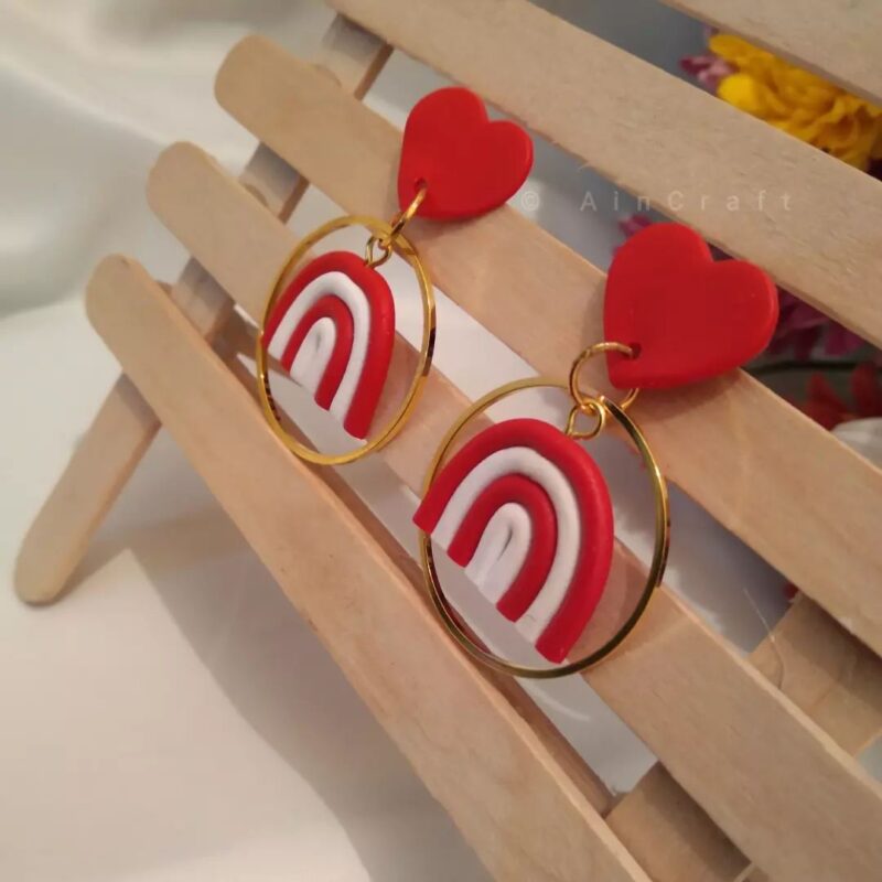 Valentine's Theme Drop Earrings - Image 3