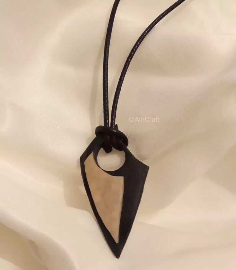 Glow-in-the-Dark Wolf Tooth Pendant Necklace