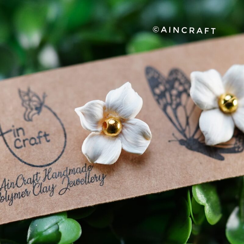 Four Petal Stud Earrings