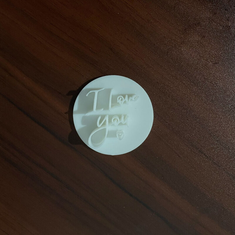 "I Love You" Word Stamp
